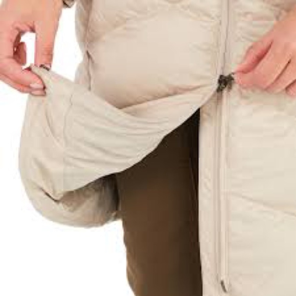 NWTs Marmot Women’s Montreaux Long Down Coat. Sandbar. Small - Picture 3 of 11